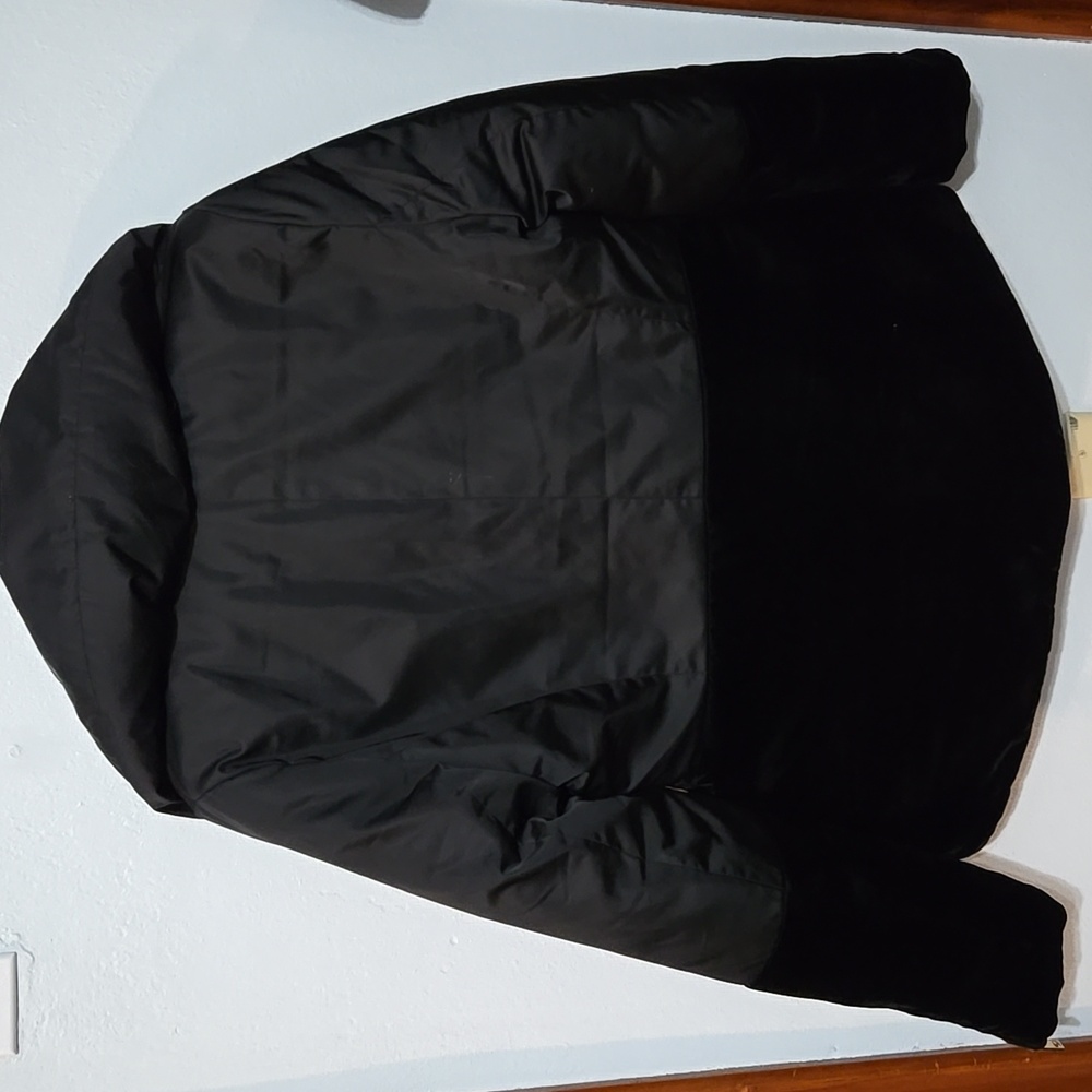 WHBM VELVET PUFFER  JACKET - Picture 4 of 9
